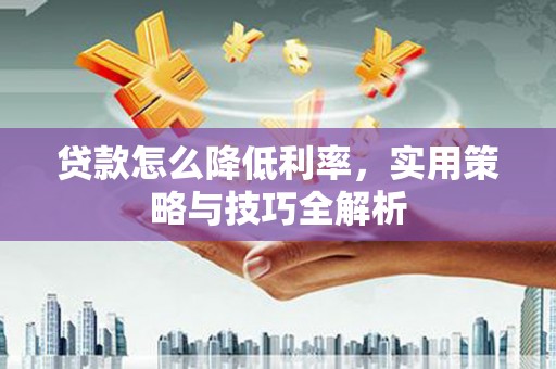 荣县贷款怎么降低利率，实用策略与技巧全解析