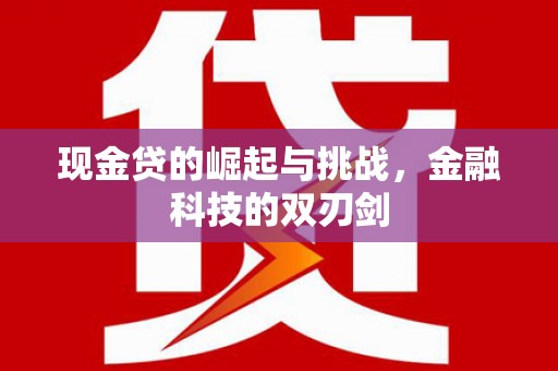 凤阳现金贷的崛起与挑战，金融科技的双刃剑