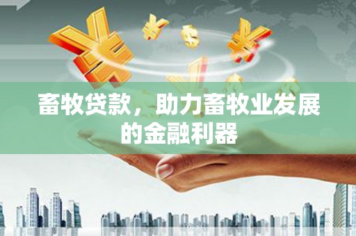 大余畜牧贷款，助力畜牧业发展的金融利器