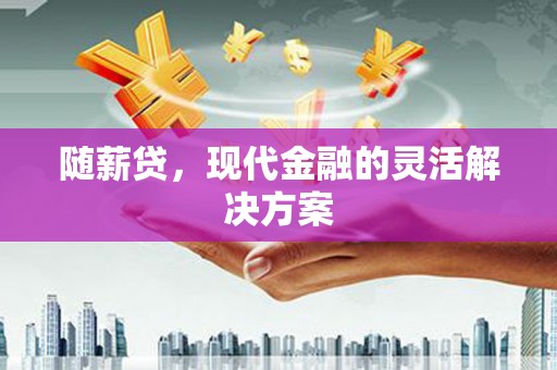 嘉禾随薪贷，现代金融的灵活解决方案