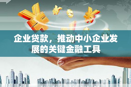 吴川企业贷款，推动中小企业发展的关键金融工具