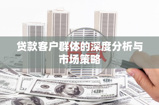 西吉贷款客户群体的深度分析与市场策略