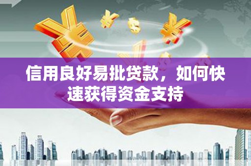 五家渠信用良好易批贷款，如何快速获得资金支持