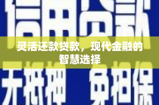 罗源灵活还款贷款，现代金融的智慧选择