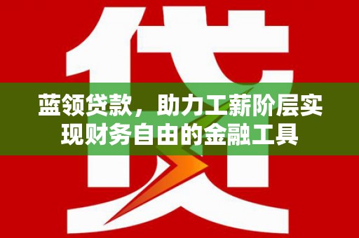 云林蓝领贷款，助力工薪阶层实现财务自由的金融工具