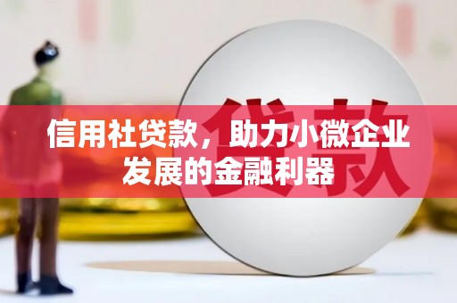 南竿信用社贷款，助力小微企业发展的金融利器