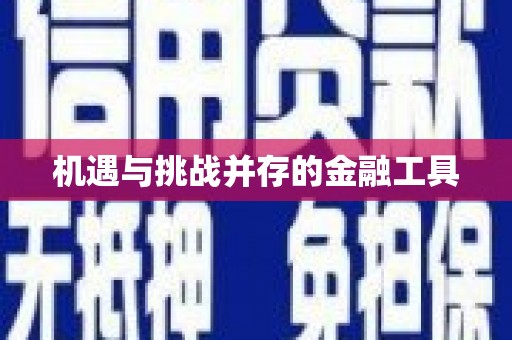 兴国机遇与挑战并存的金融工具