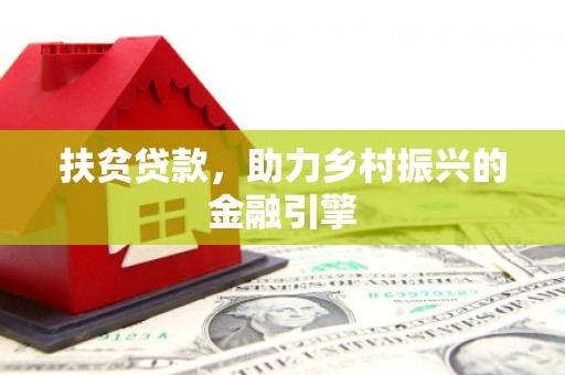 滨海扶贫贷款，助力乡村振兴的金融引擎